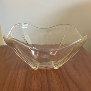 Vintage, Anchor Hocking square glass bowl. 6.5”